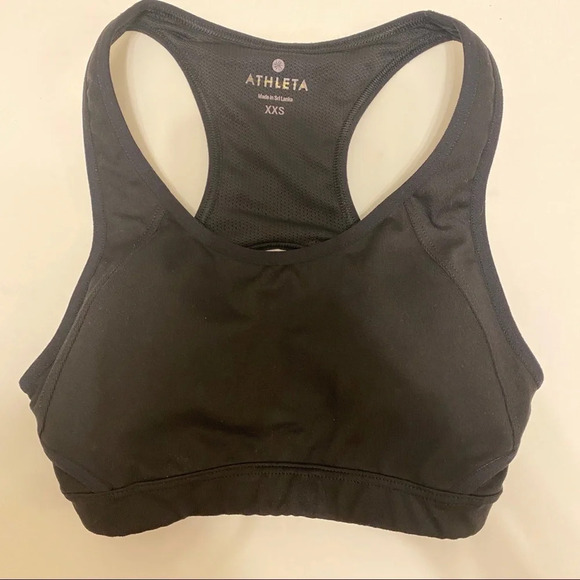 Athleta Back Cut Out Sports Bra - Picture 1 of 3